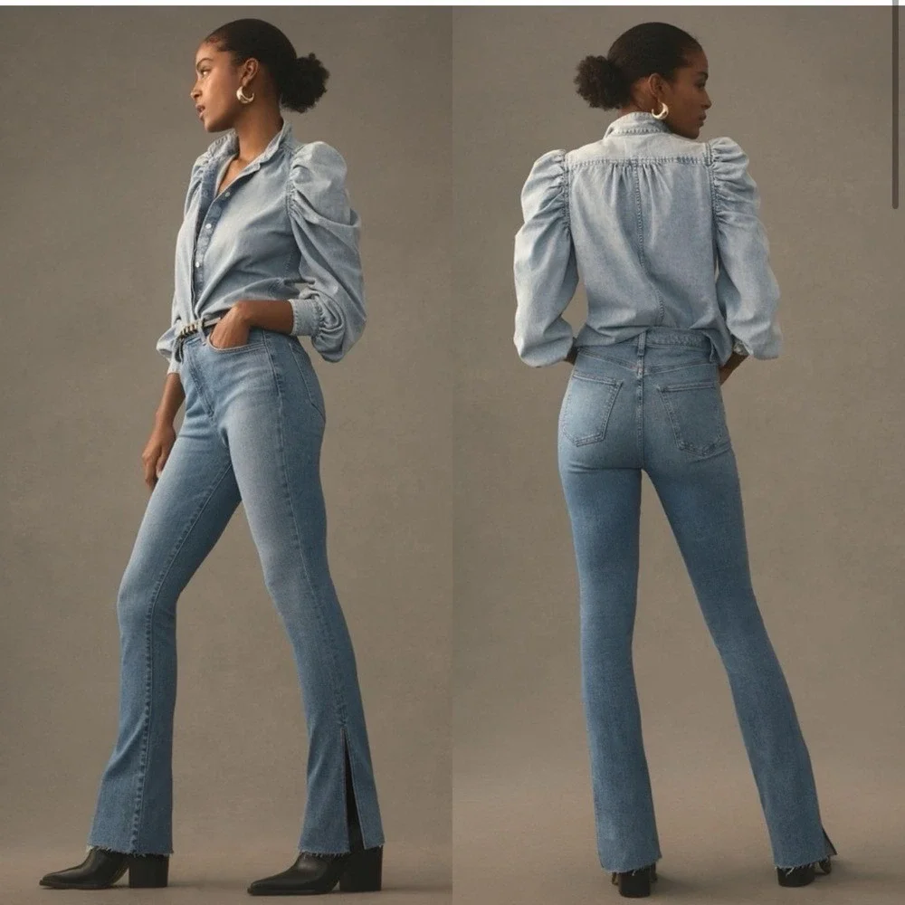 Favorite Daughter Valentina Shortie‎ Jeans Womens Laurel High Rise Cigarette NWT